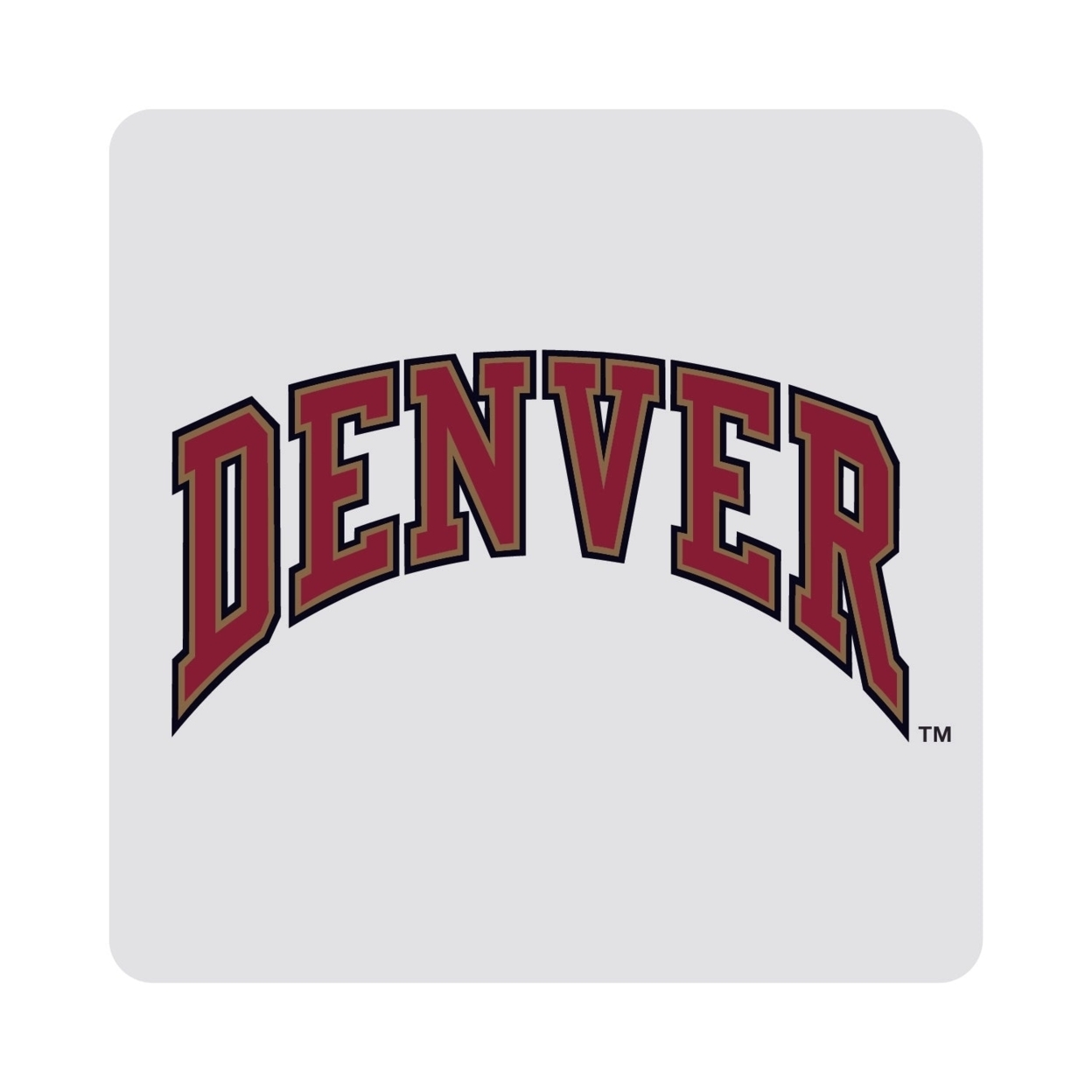 University Of Denver Pioneers Coasters Choice Of Marble Of Acrylic - Acrylic (4-Pack)