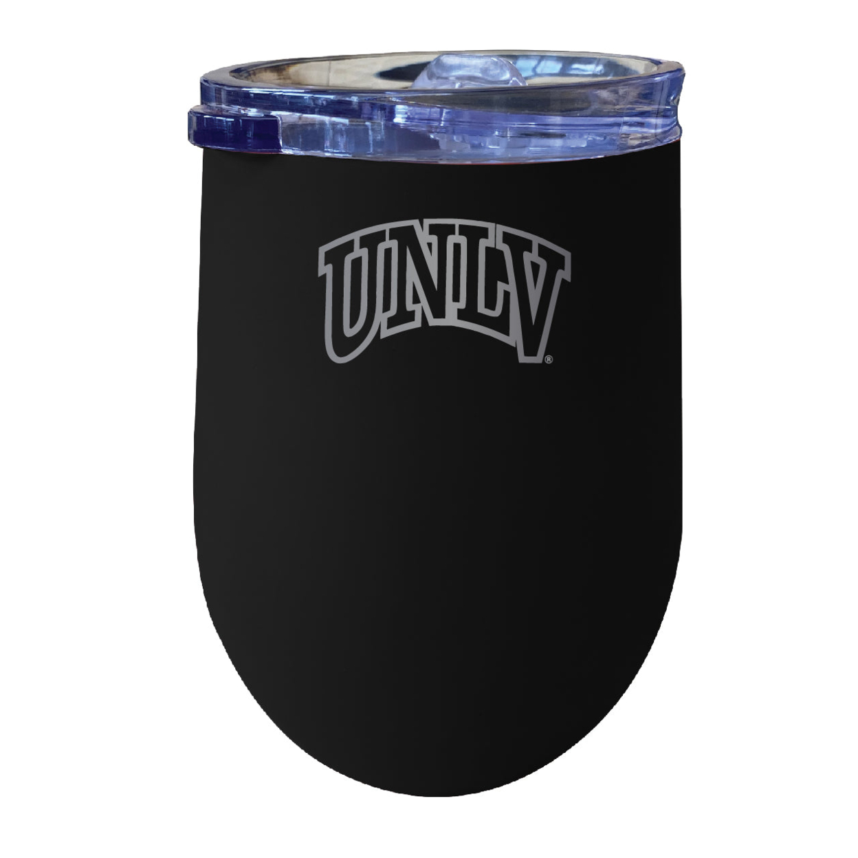 UNLV Rebels 12 Oz Etched Insulated Wine Stainless Steel Tumbler - Choose Your Color - Black