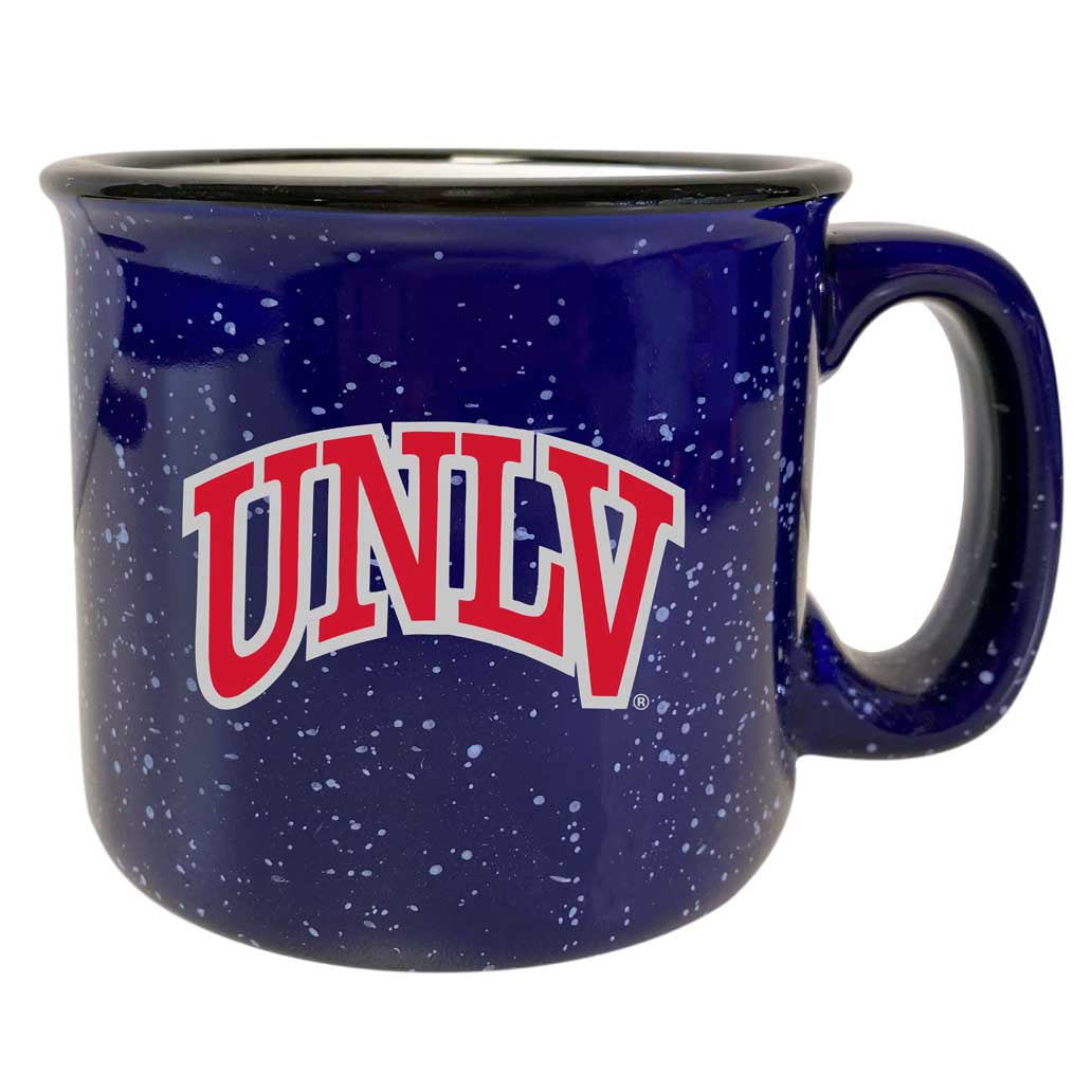 UNLV Rebels Speckled Ceramic Camper Coffee Mug - Choose Your Color - Navy