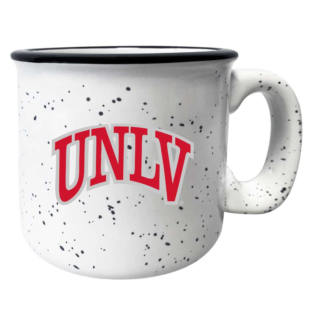 UNLV Rebels Speckled Ceramic Camper Coffee Mug - Choose Your Color - Gray