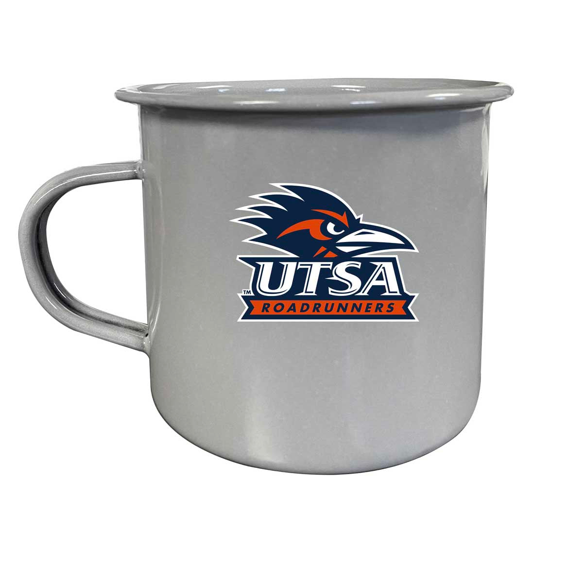 UTSA Road Runners Tin Camper Coffee Mug - Choose Your Color - Gray