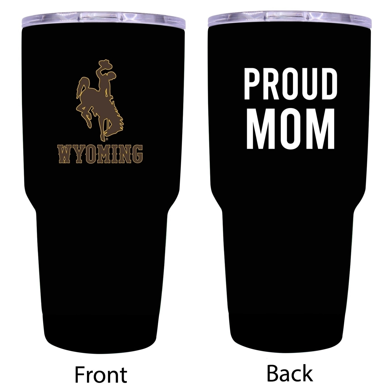 University Of Wyoming Proud Mom 24 Oz Insulated Stainless Steel Tumbler