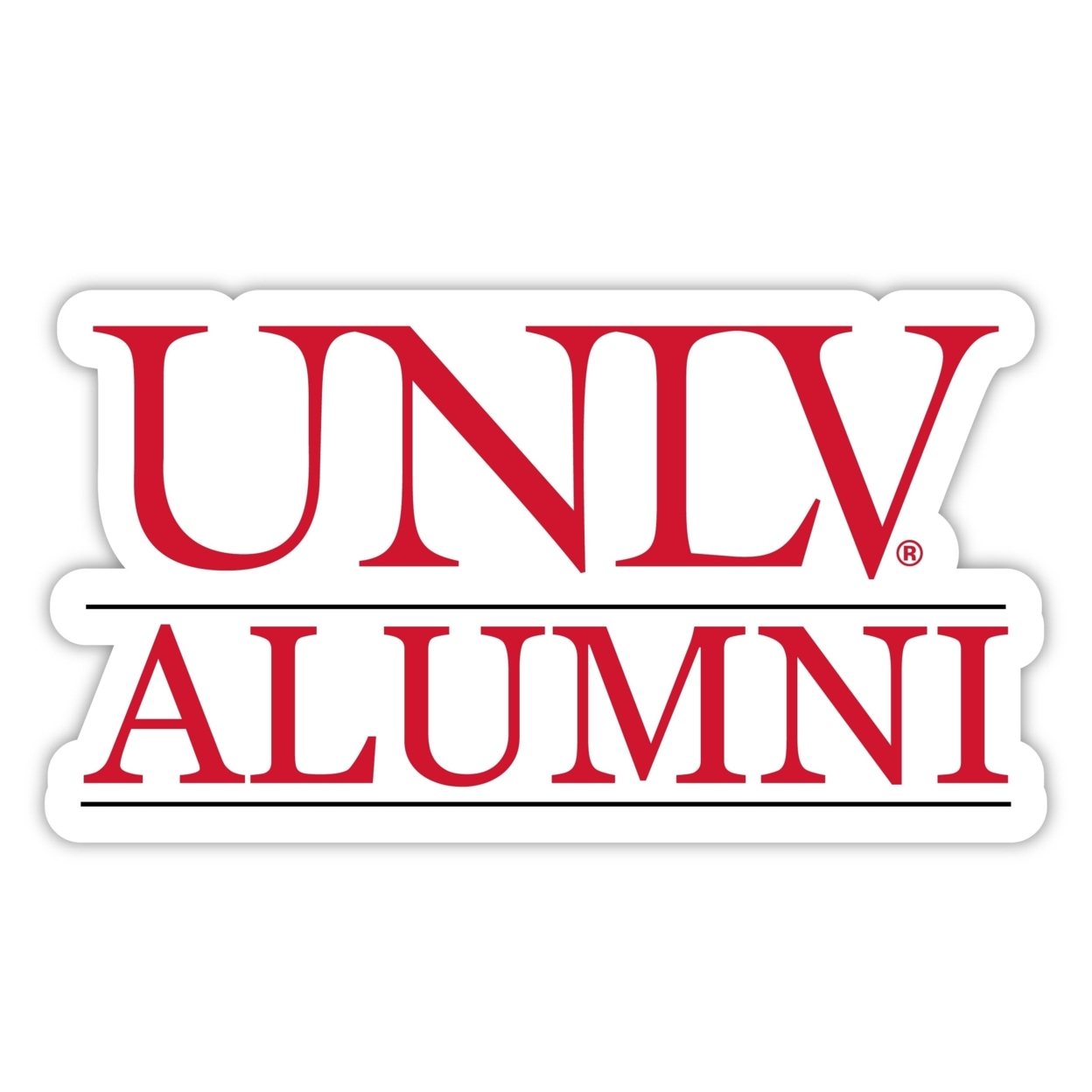 UNLV Rebels Alumni 4 Sticker