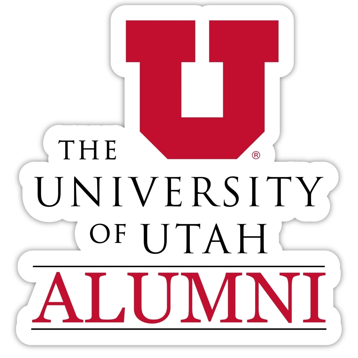 Utah Utes Alumni 4 Sticker