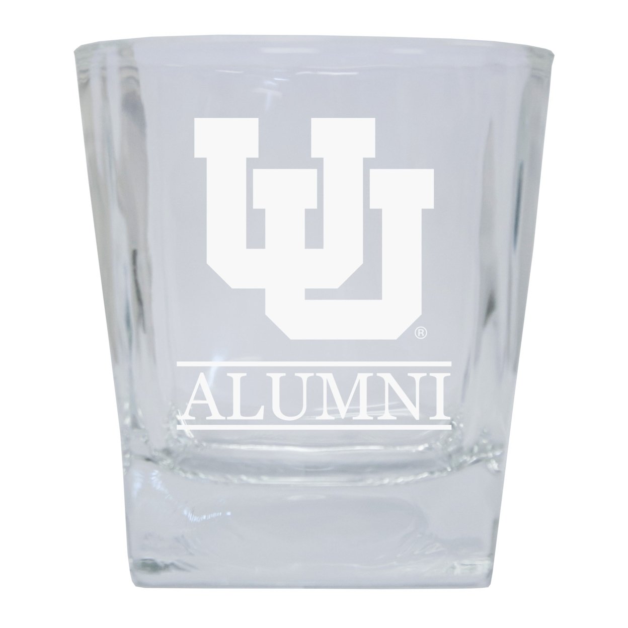 Utah Utes 8 Oz Etched Alumni Glass Tumbler 2-Pack