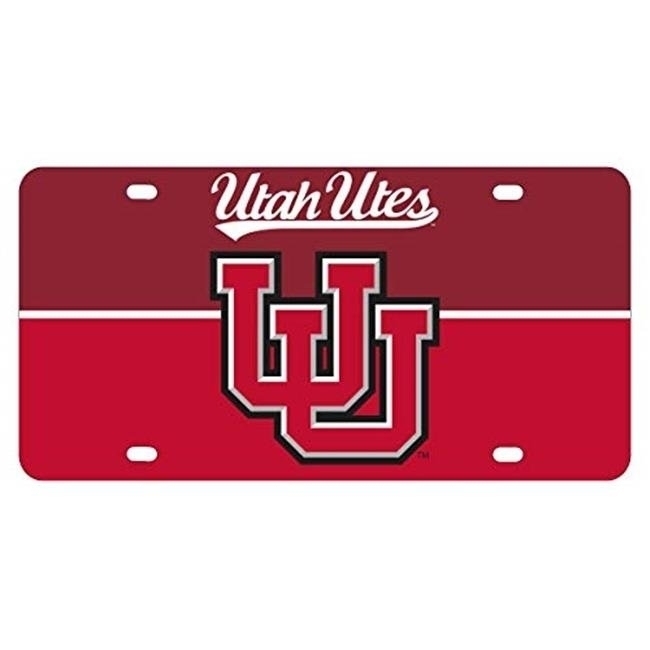 Utah Utes Metal License Plate Car Tag