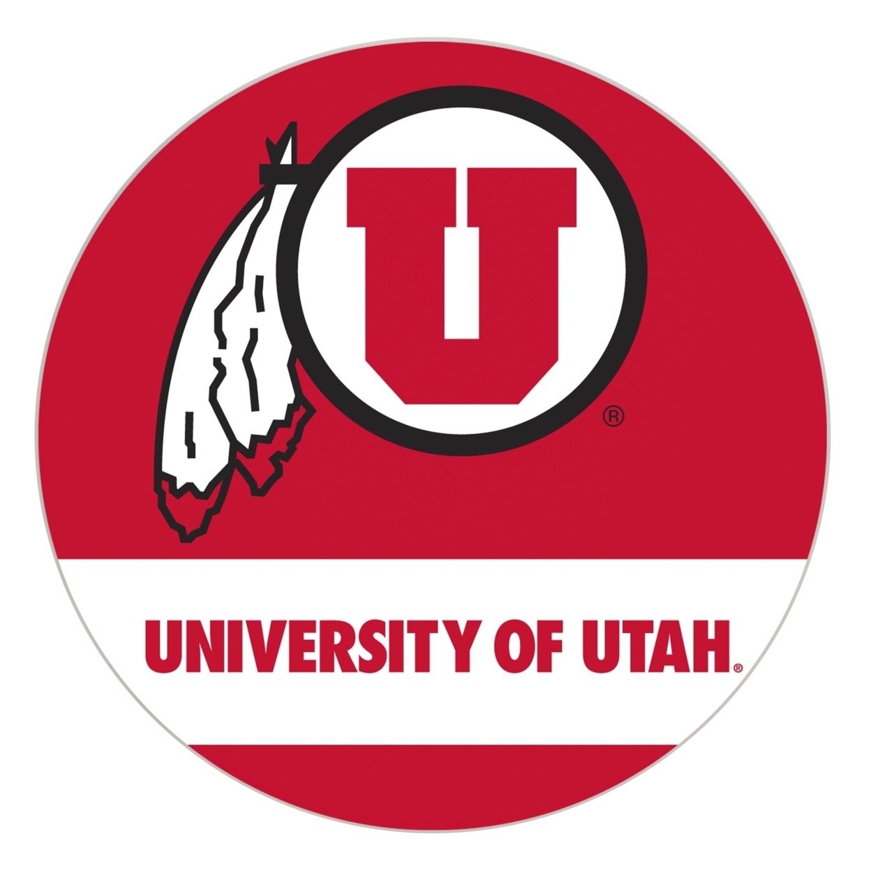 Utah Utes Paper Coaster 4 Pack