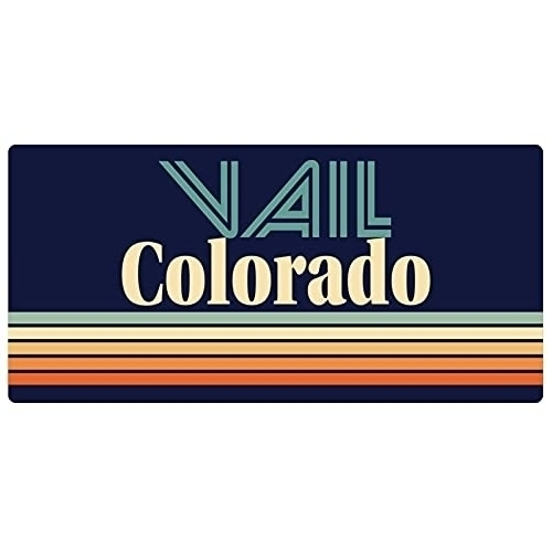 Vail Colorado 5 X 2.5-Inch Fridge Magnet Retro Design