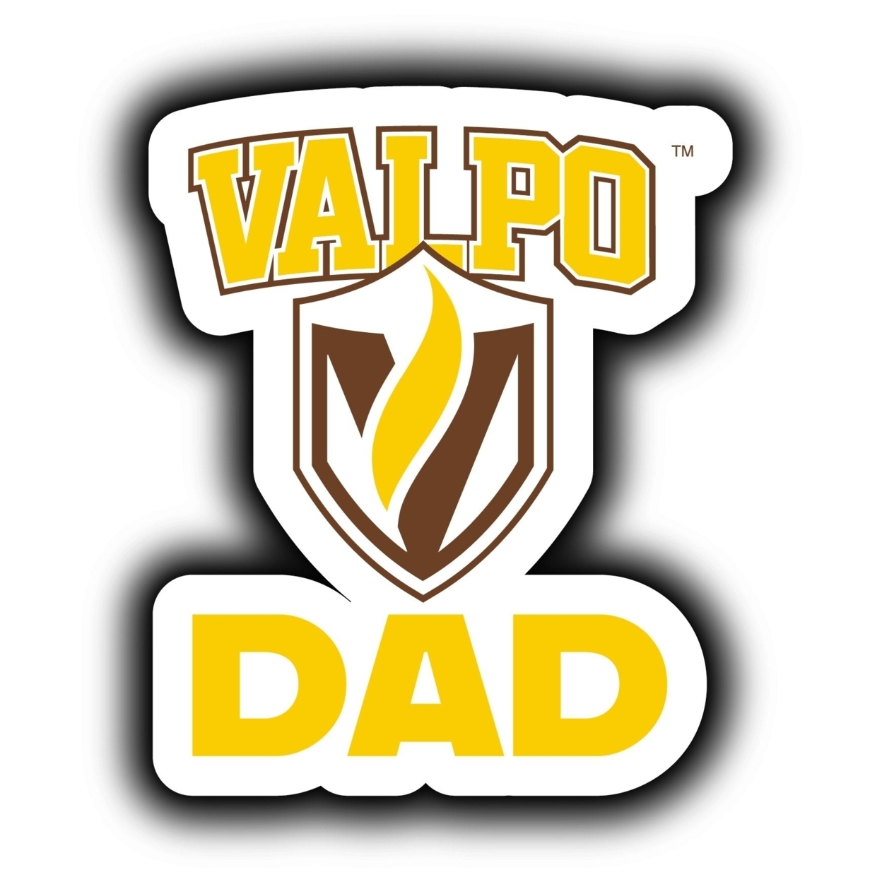 Valparaiso University 4-Inch Proud Dad Die Cut Decal