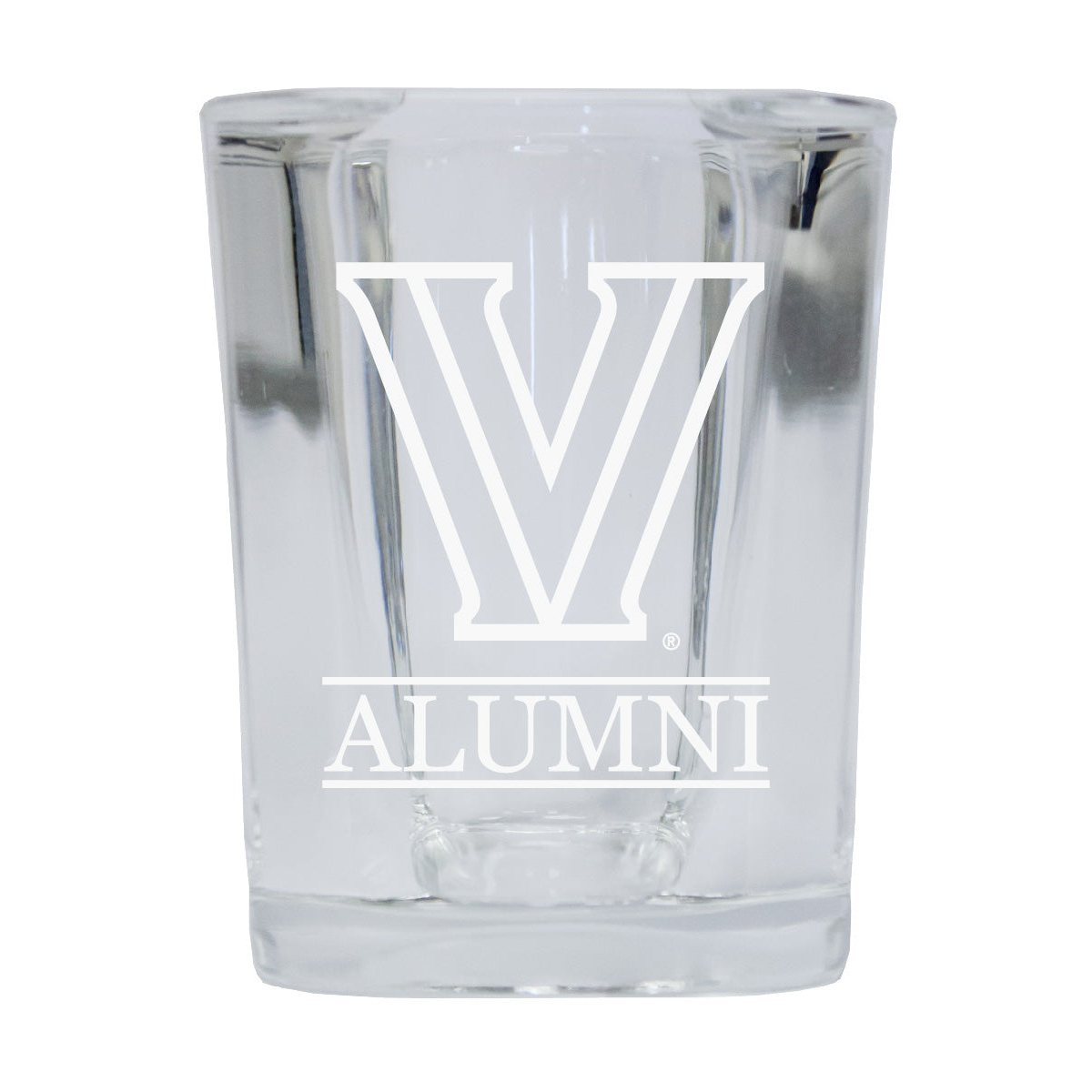 Villanova Wildcats Alumni Etched Square Shot Glass