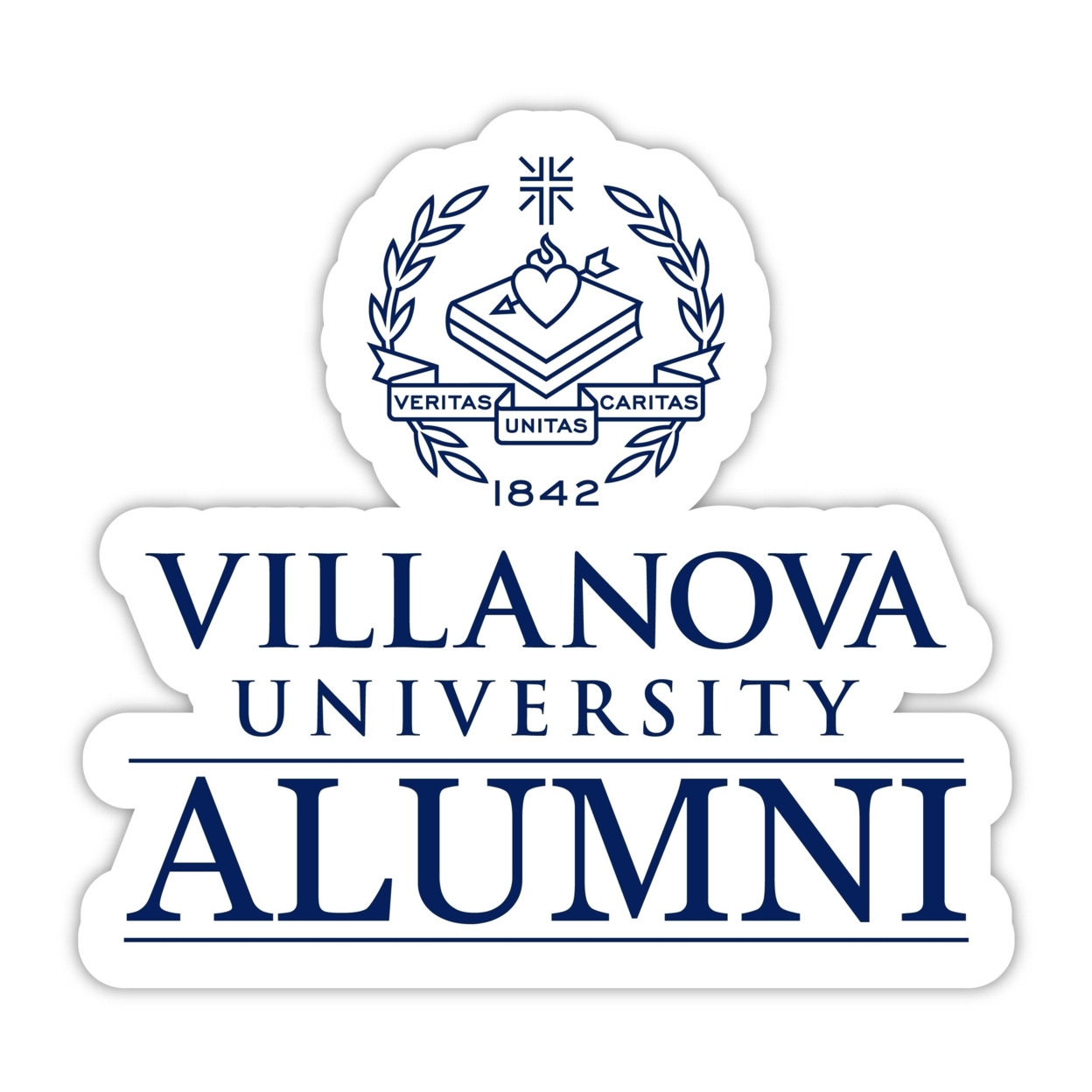 Villanova Wildcats Alumni 4 Sticker