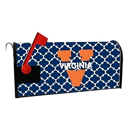 Virginia Cavaliers Mailbox Cover-University Of Virginia Magnetic Mail Box Cover-Moroccan Design