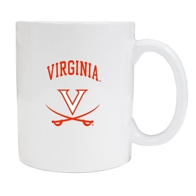 Virginia Cavaliers White Ceramic Mug 2-Pack (White).