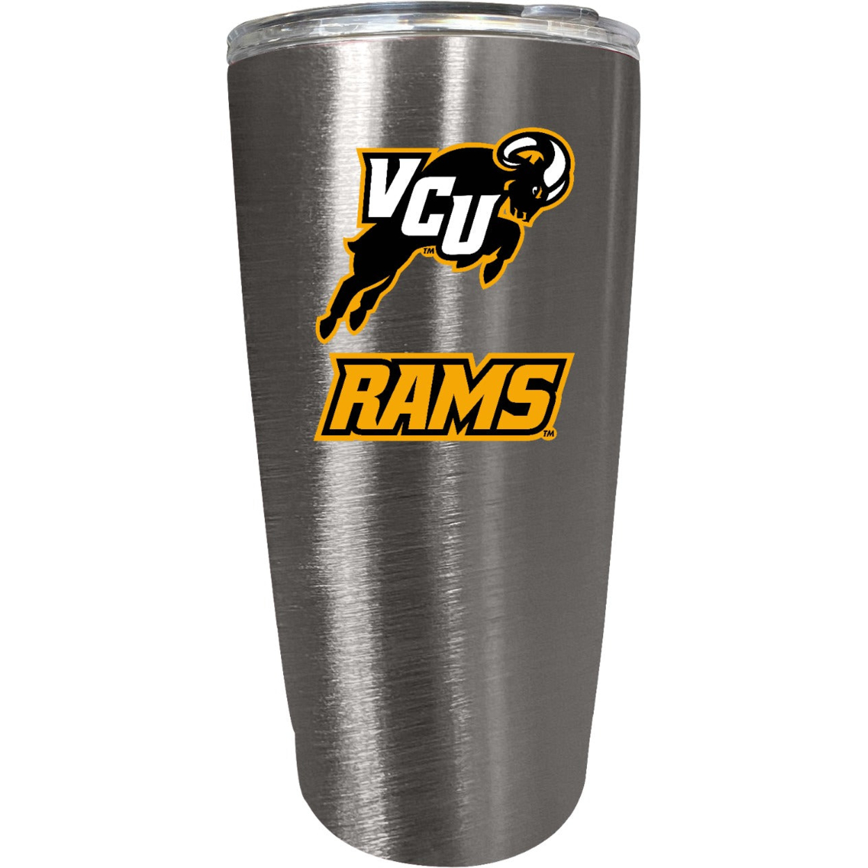 Virginia Commonwealth 16 Oz Insulated Stainless Steel Tumbler Colorless