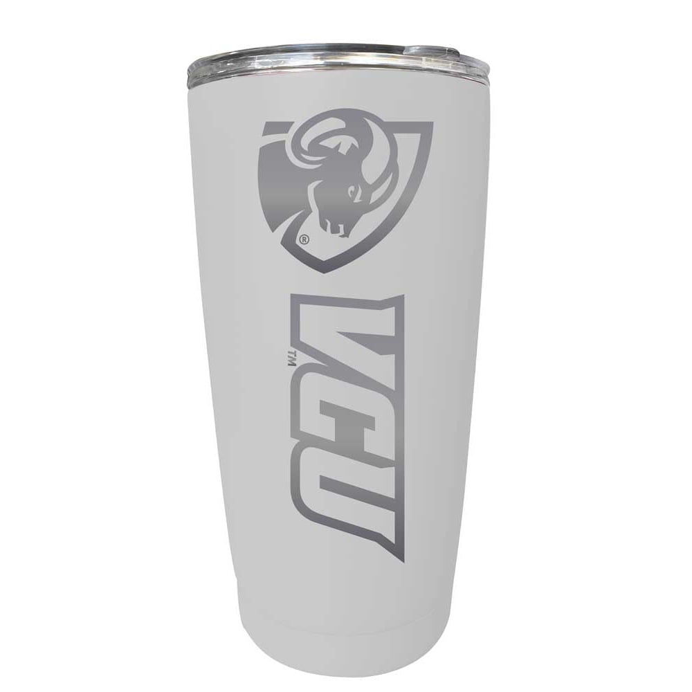 Virginia Commonwealth Etched 16 Oz Stainless Steel Tumbler (Choose Your Color)