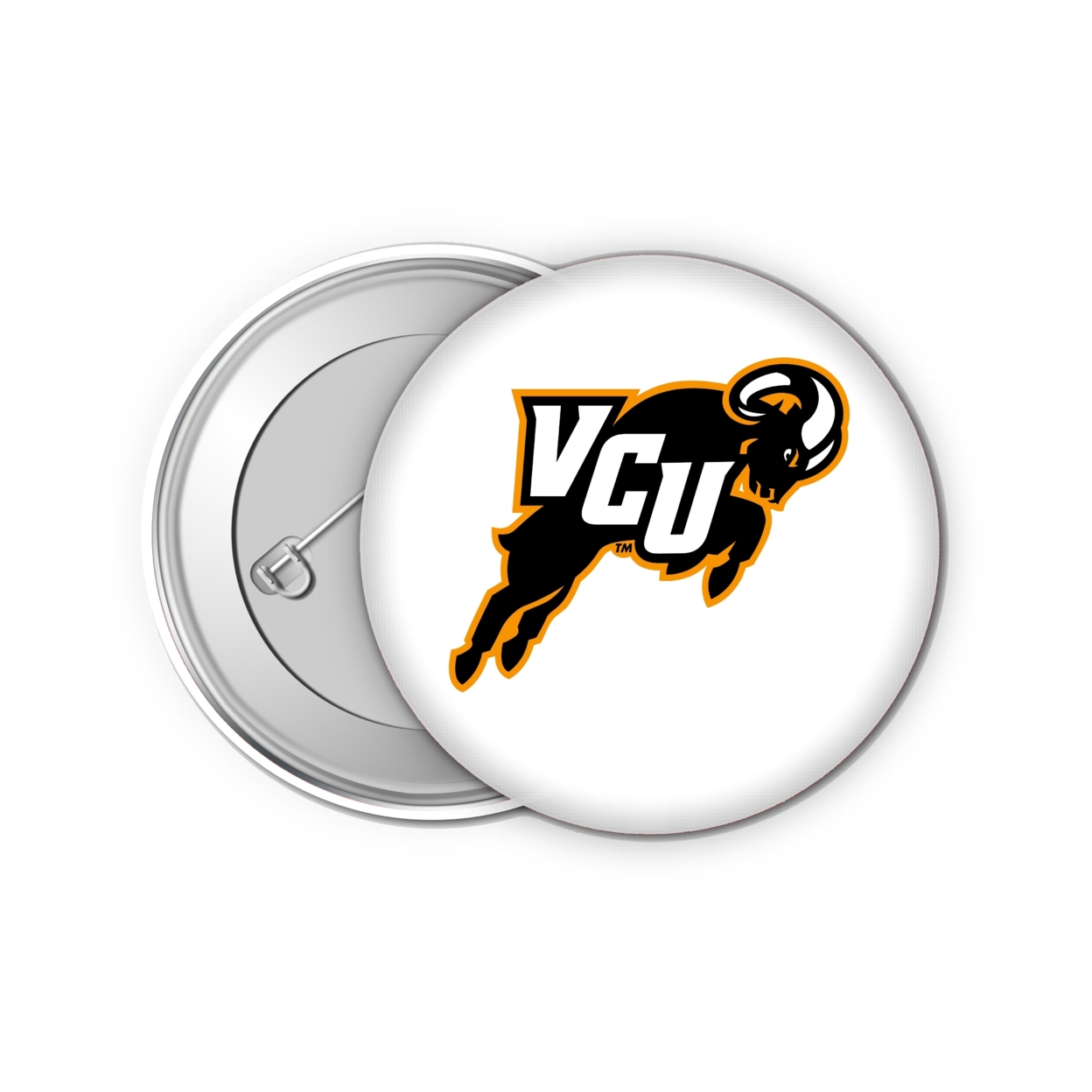 Virginia Commonwealth Small 1-Inch Button Pin 4 Pack