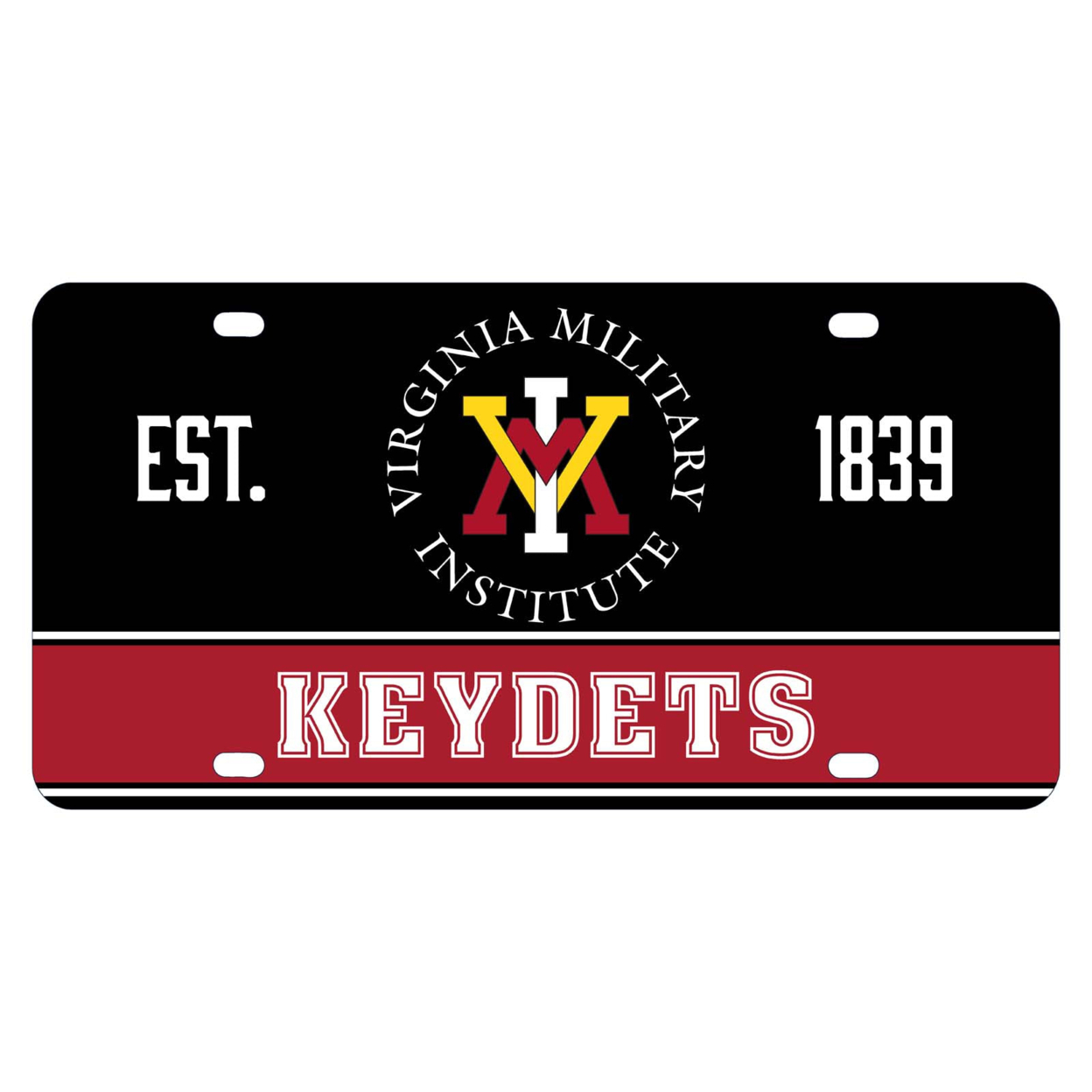 VMI Keydets Metal License Plate