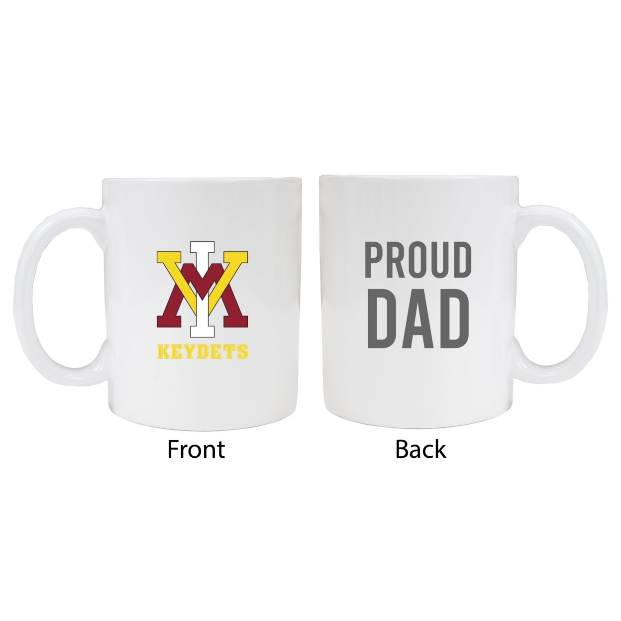 VMI Keydets Proud Dad Ceramic Coffee Mug - White