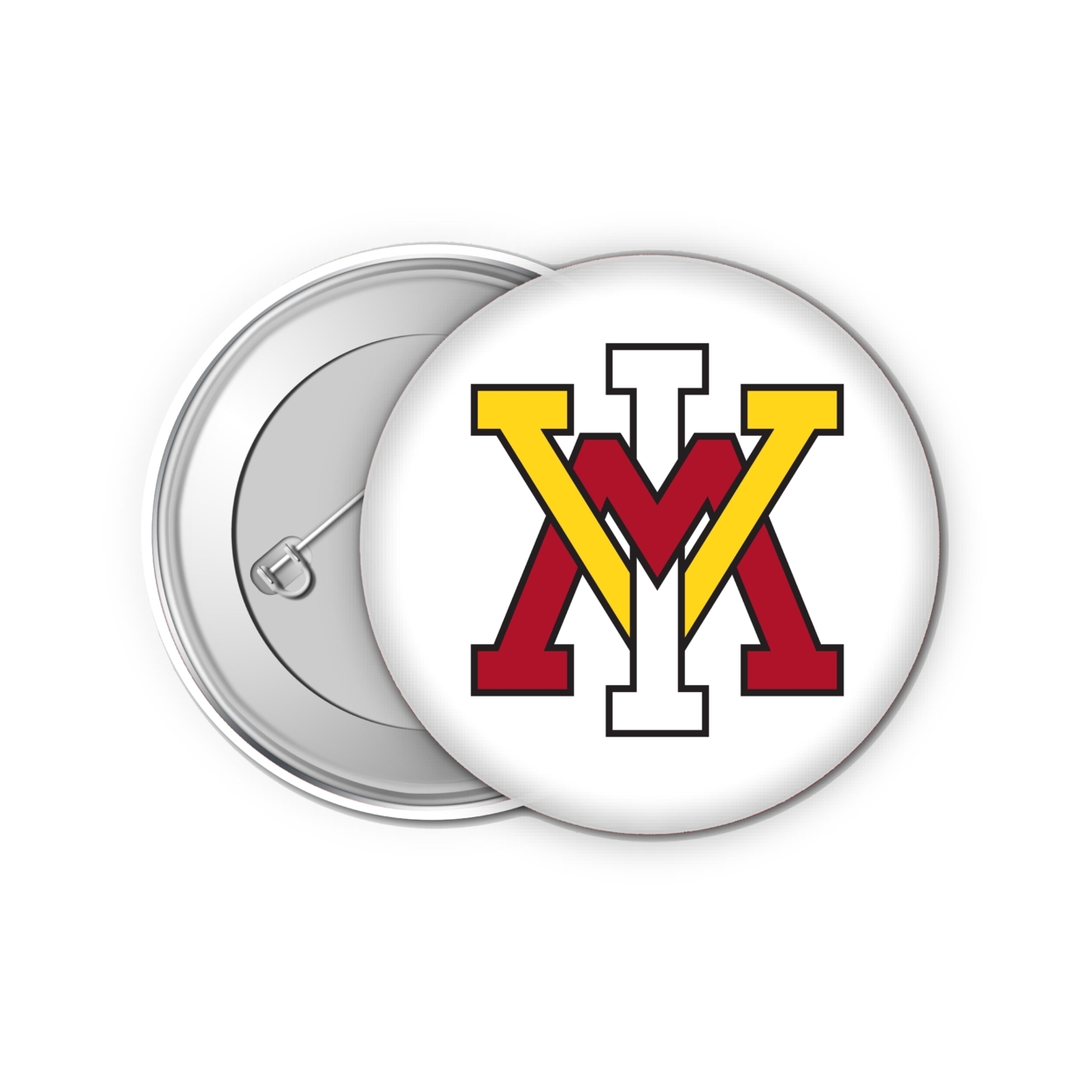 VMI Keydets Small 1-Inch Button Pin 4 Pack
