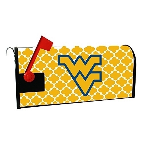 WEST Virginia Mountaineers Mailbox Cover-WEST Virginia University Magnetic Mail Box Cover-Moroccan Design