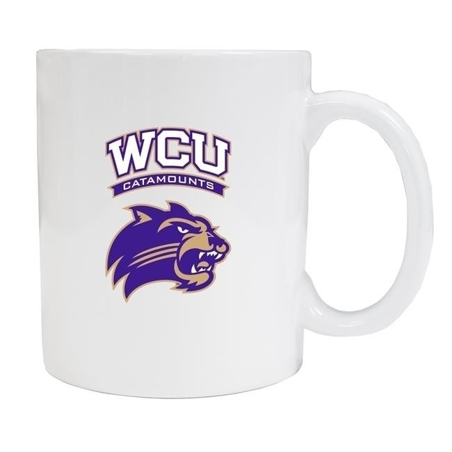 Western Carolina University White Ceramic Mug 2-Pack (White).
