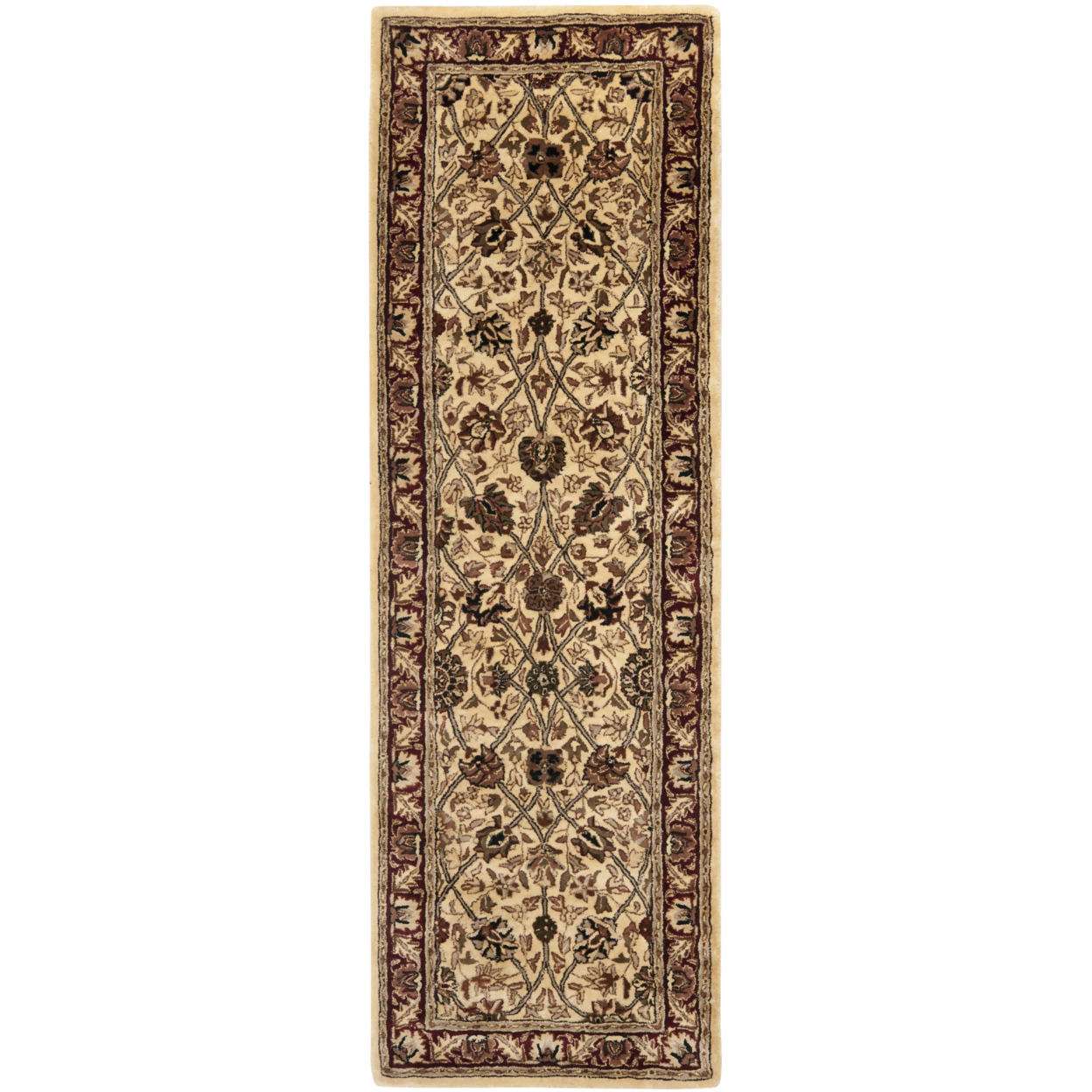 SAFAVIEH PL516A Persian Legend Ivory / Red - 2' 6 X 10'