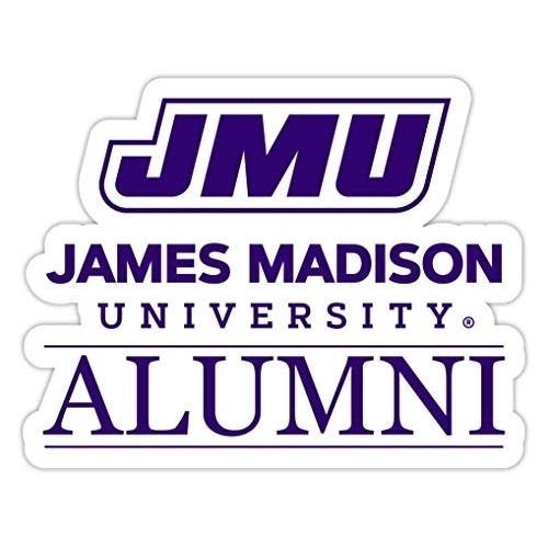 James Madison Dukes Alumni 4 Stickers - (4 Pack)