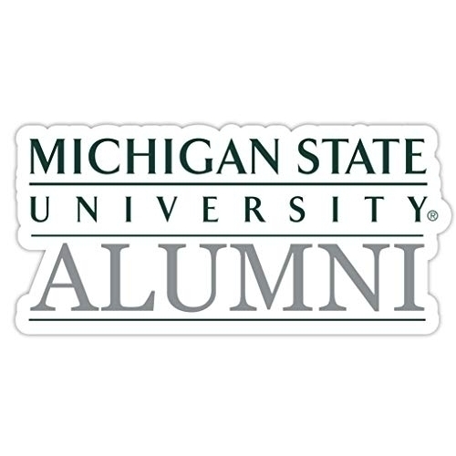 Michigan State Spartans Alumni 4 Sticker - (4 Pack)