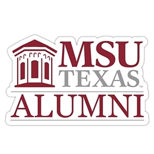 Midwestern State University Mustangs Alumni 4 Sticker - (4 Pack)