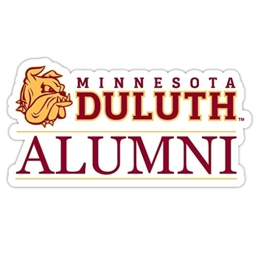 Minnesota Duluth Bulldogs Alumni 4 Sticker - (4 Pack)