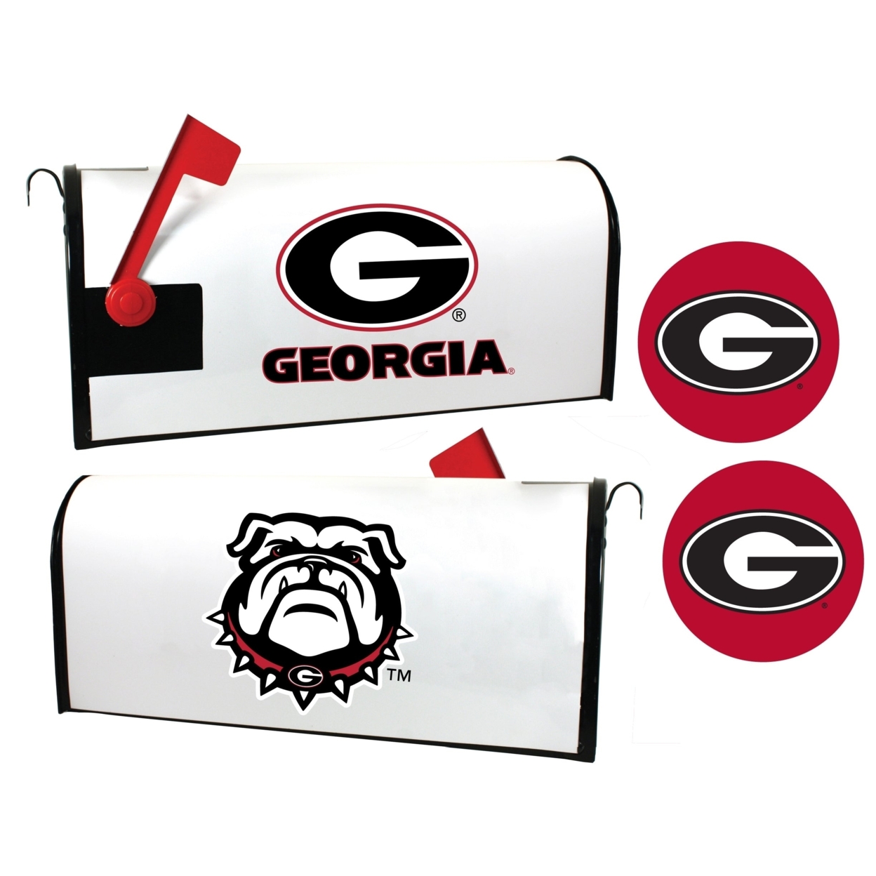 Georgia Bulldogs Magnetic Mailbox Cover & Sticker Set