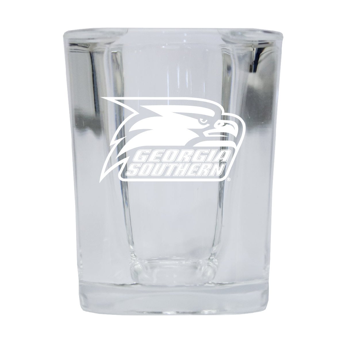 Georgia Southern Eagles Etched Square Shot Glass
