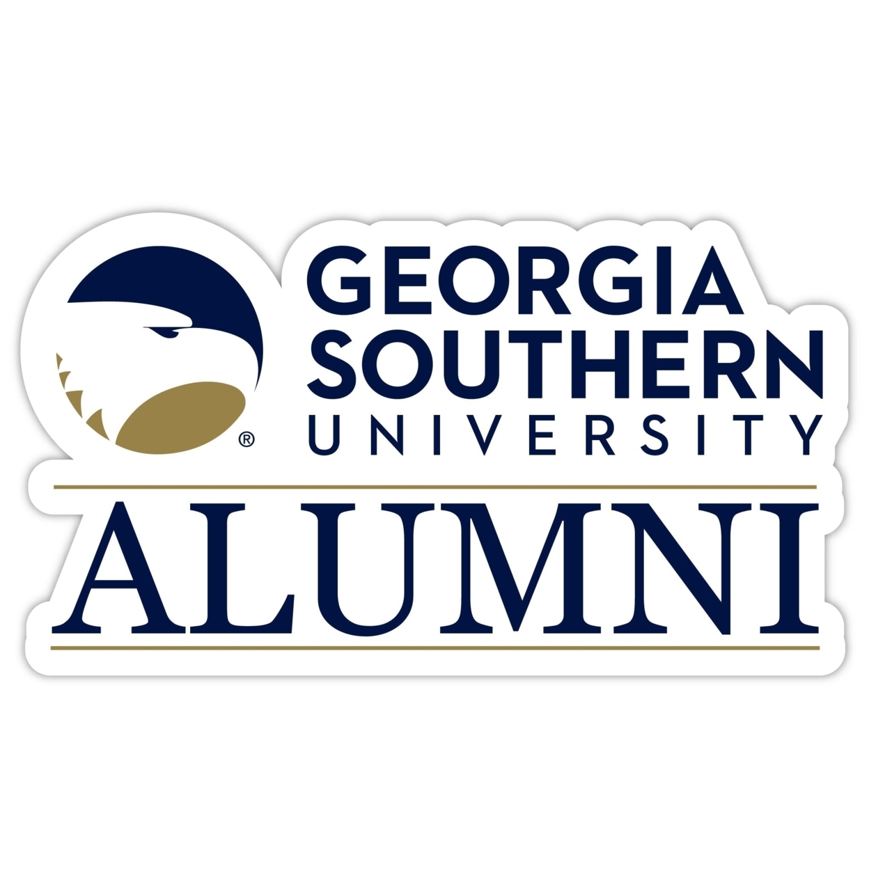 Georgia Southern Eagles Alumni 4 Sticker