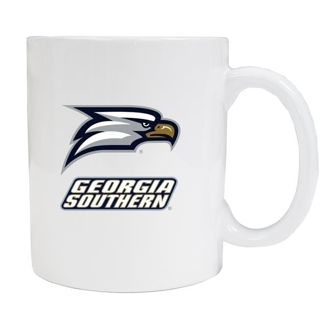 Georgia Southern Eagles White Ceramic Mug 2-Pack (White).