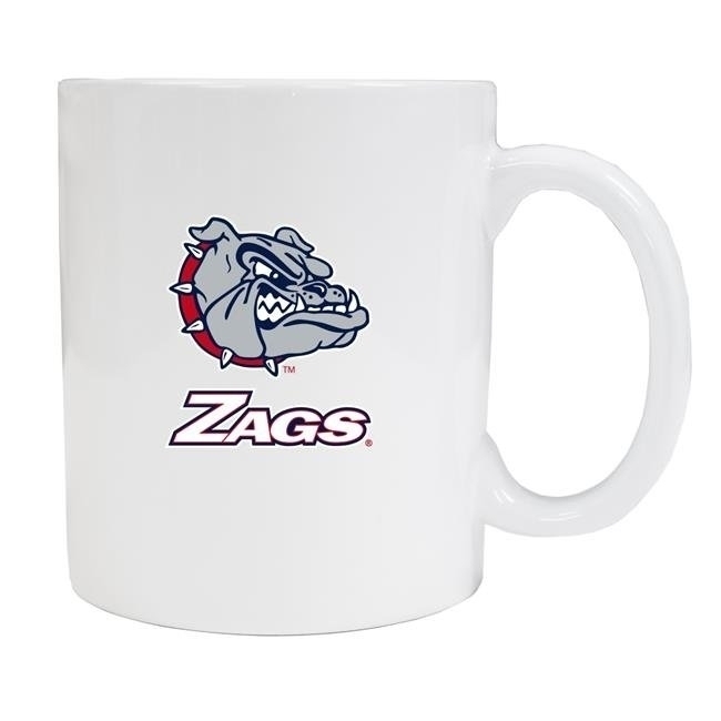 Gonzaga Bulldogs White Ceramic Mug 2-Pack (White).