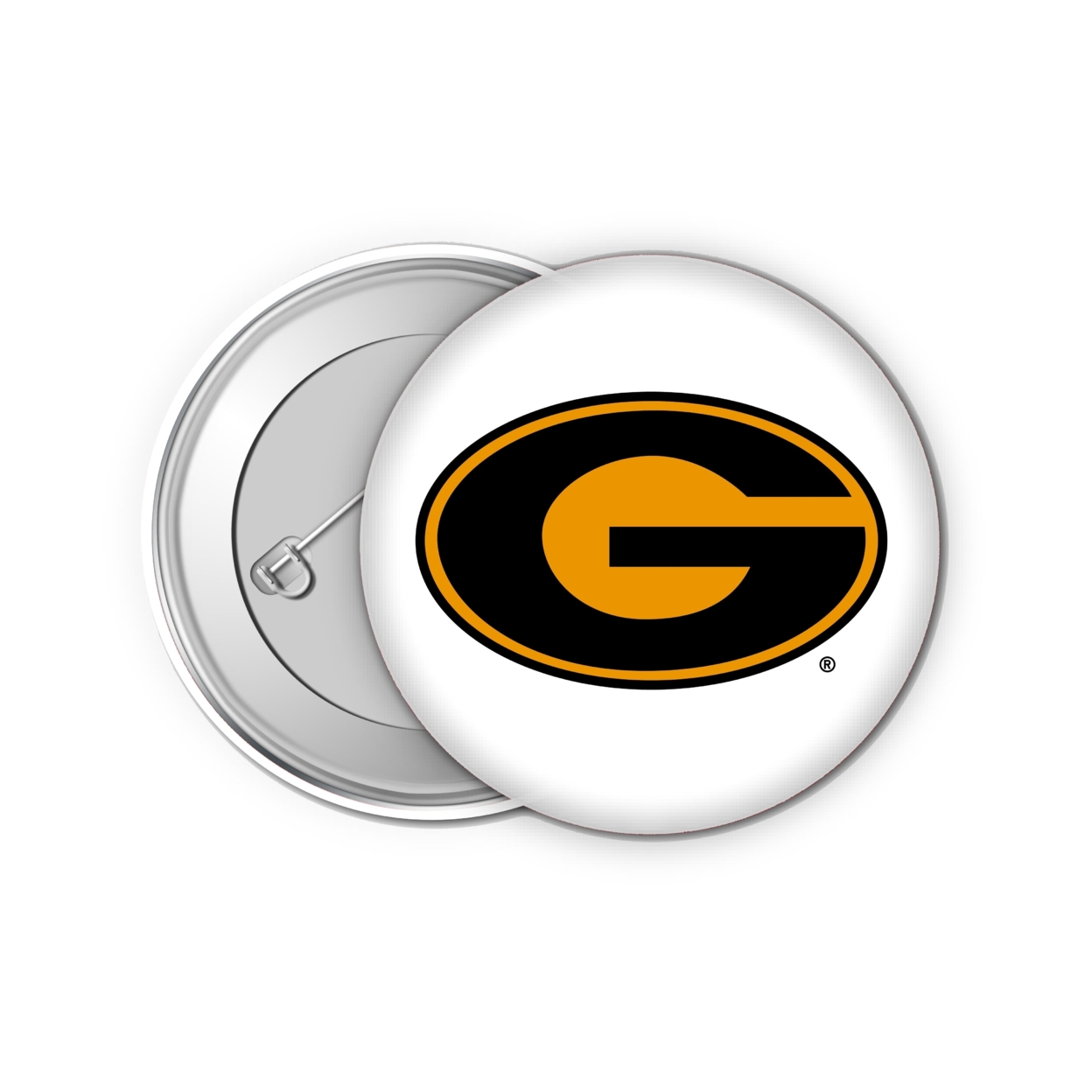 Grambling University Tigers Small 1-Inch Button Pin 4 Pack