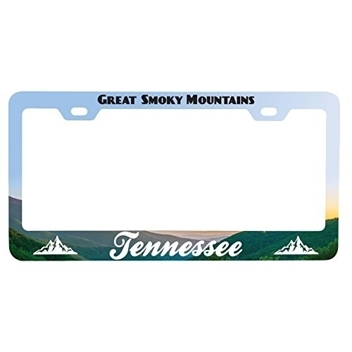 Great Smoky Mountains Tennessee Blue Ridge Bear Gatlinburg Metal License Plate Frame