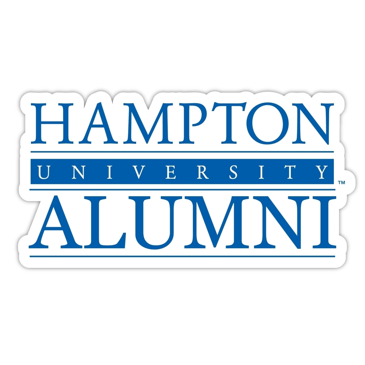Hampton University Alumni 4 Sticker