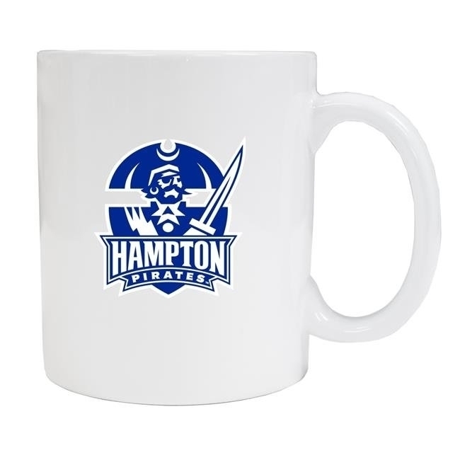 Hampton University White Ceramic Mug 2-Pack (White).