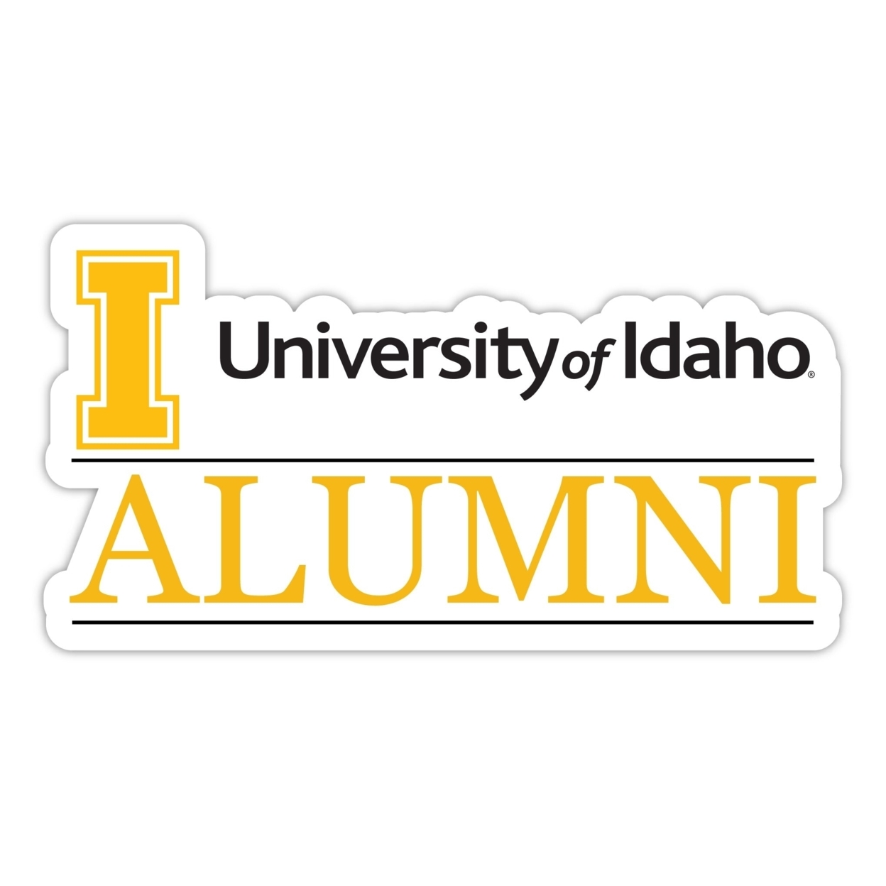 Idaho Vandals Alumni 4 Sticker