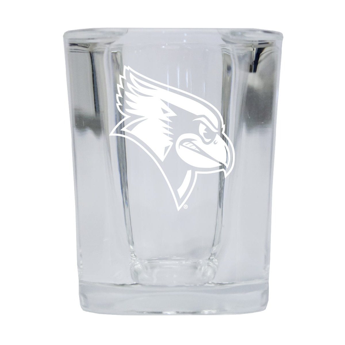 Illinois State Redbirds 2 Ounce Square Shot Glass Laser Etched Logo Design