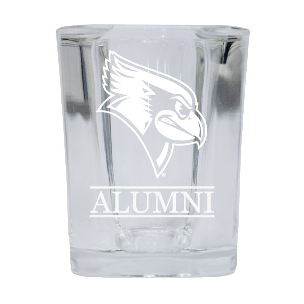 Illinois State Redbirds Alumni Etched Square Shot Glass