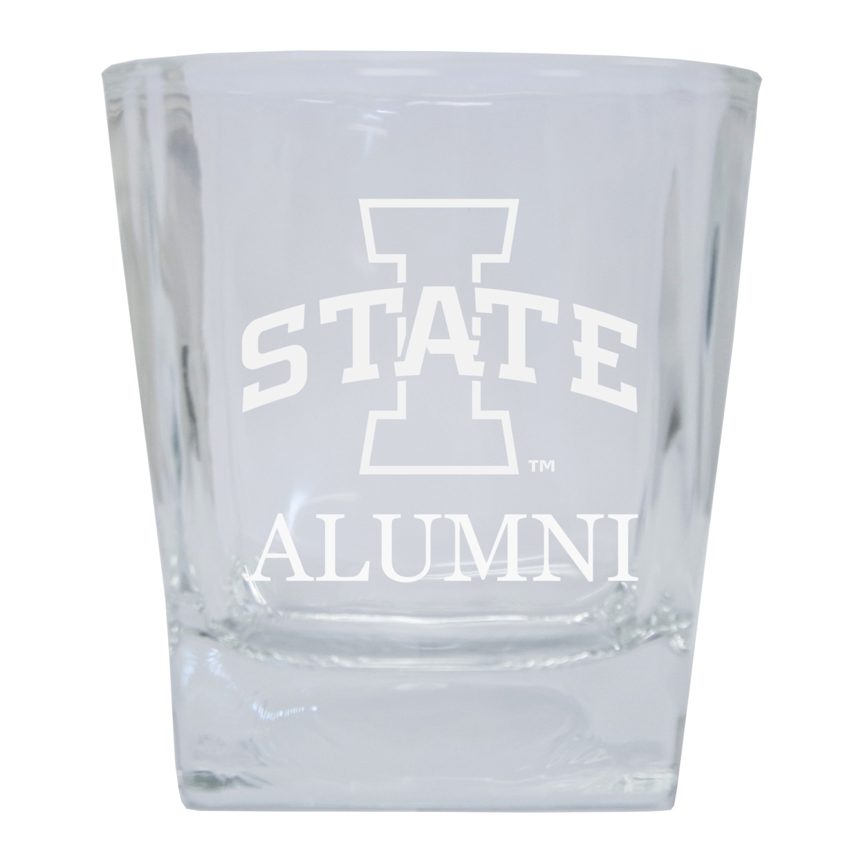 Iowa State Cyclones 8 Oz Etched Alumni Glass Tumbler 2-Pack