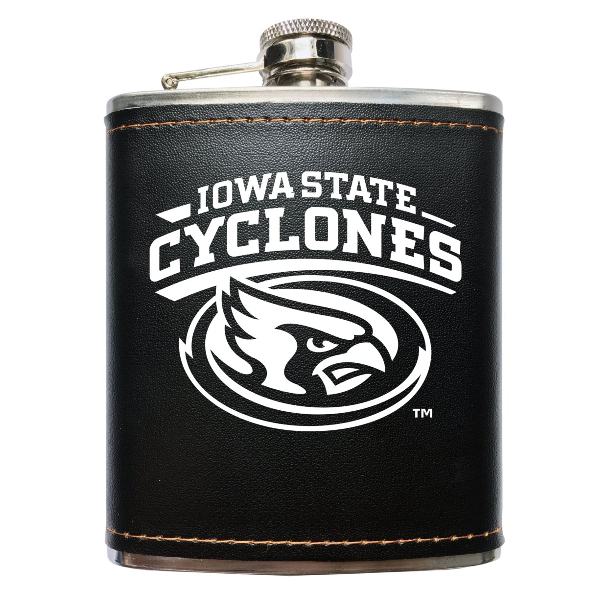 Iowa State Cyclones Black Stainless Steel 7 Oz Flask
