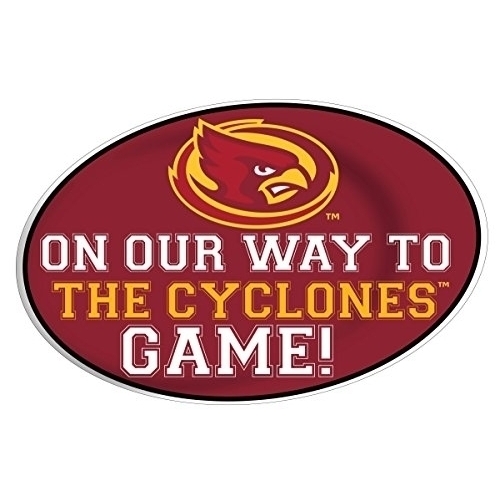 Iowa State Cyclones Heading To The Game Sticker