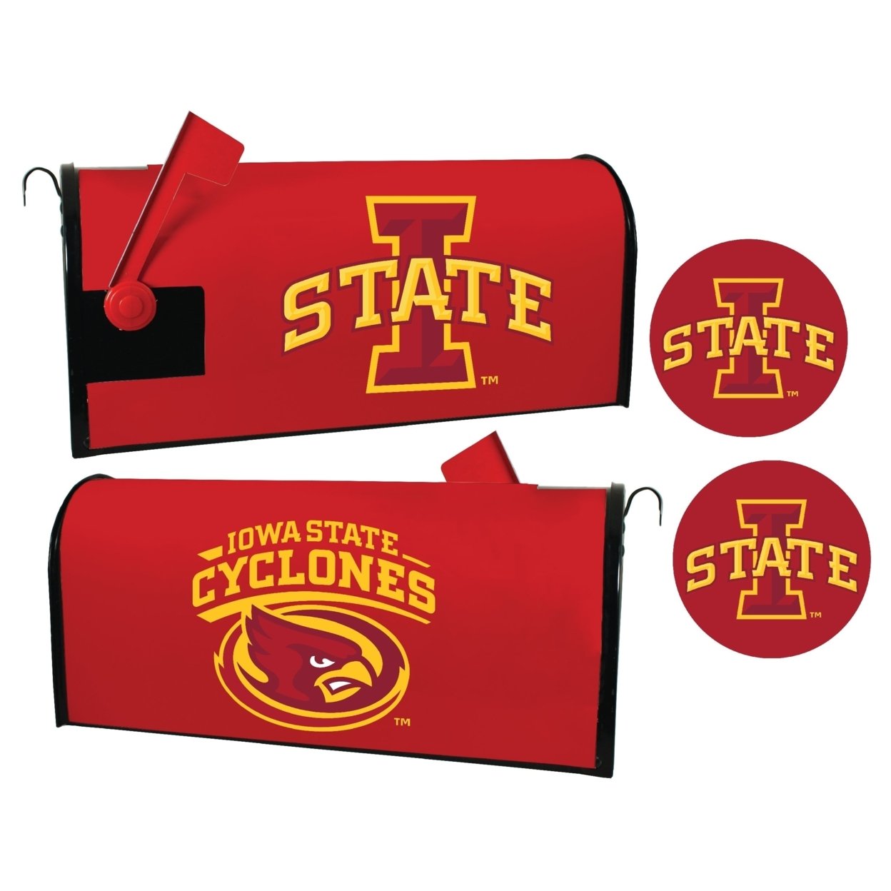 Iowa State Cyclones Magnetic Mailbox Cover & Sticker Set