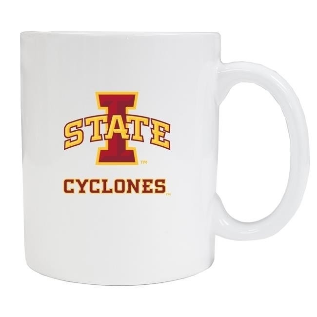 Iowa State Cyclones White Ceramic Mug 2-Pack (White).