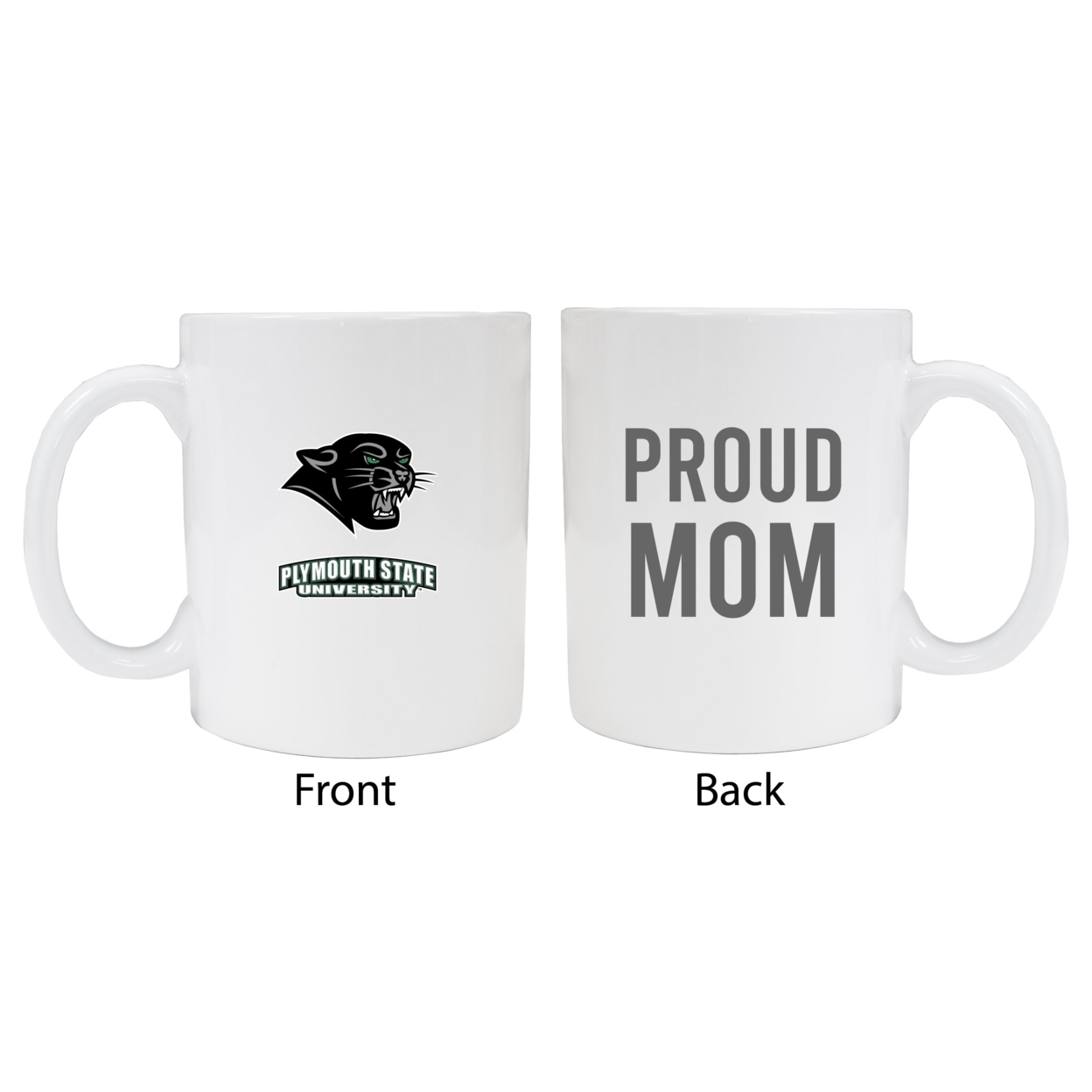 Plymouth State University Proud Mom White Ceramic Coffee Mug - White (2 Pack)