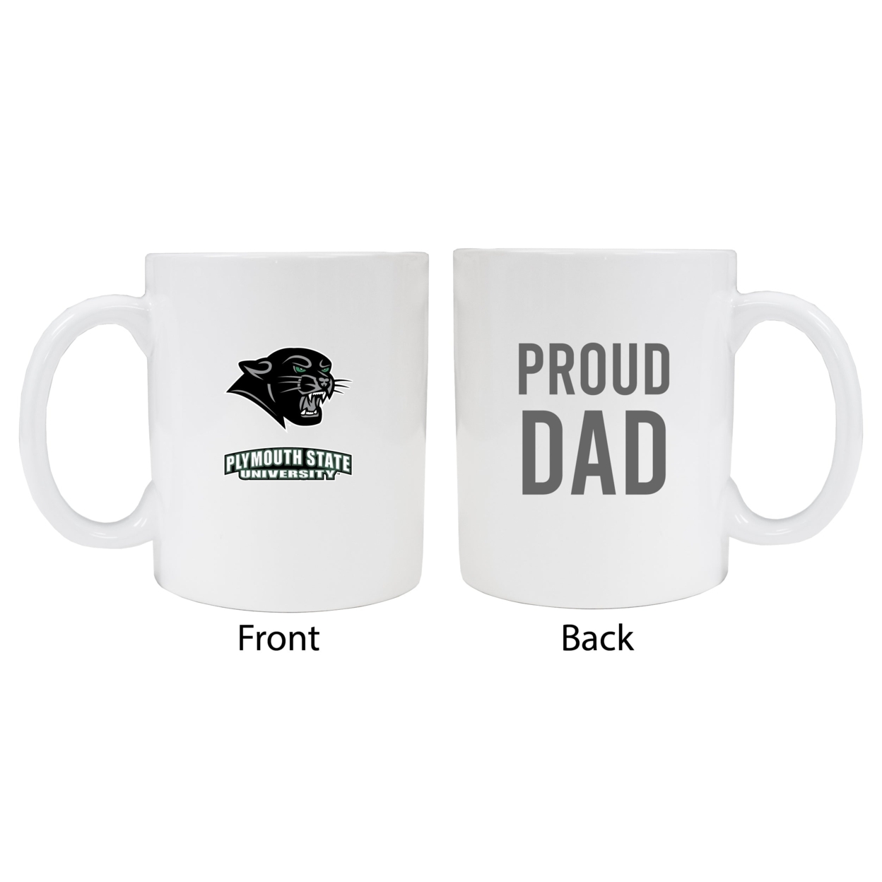 Plymouth State University Proud Dad Ceramic Coffee Mug - White