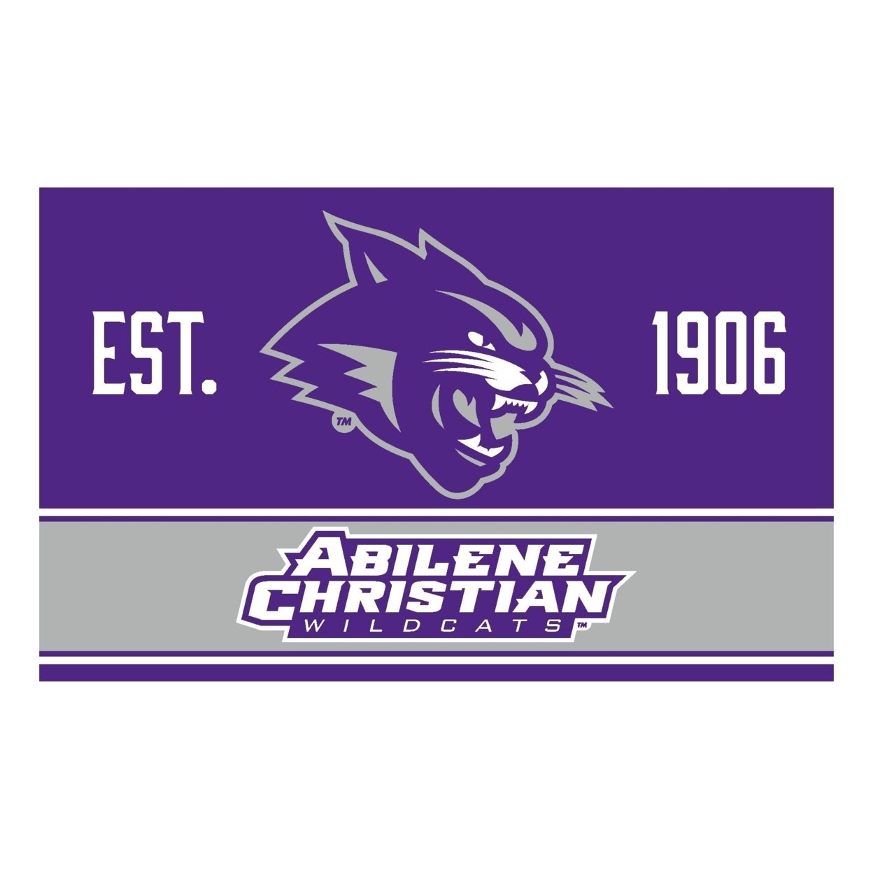 R And R Imports Abilene Christian University Wood Sign With Frame